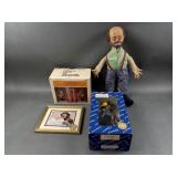 Flambro Emmett Kelly Cloth Clown Doll & More