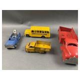Vintage Hubley Pressed Metal Bus & More