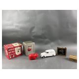 Mosler Junior Safe, Celluloid Banks & More!