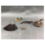 Cast Iron Lizard, Eagle, Type Writer Hammers