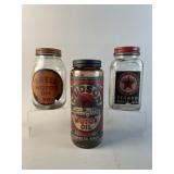1930ï¿½s Hudson, Texaco, & Shell Motor Oil Jars