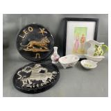 Vintage Astrology Chalkware, Watercolor & More
