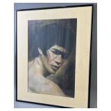Framed Bruce Lee Art Piece