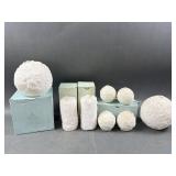 Vtg Party Lite Snowball Candles & More