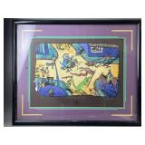 Signed Matt Richard Pop Artist Mardi Gras Print