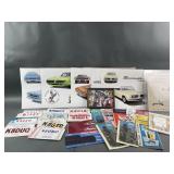 Vintage Car Lithographs, Radio Cars & Ephemera