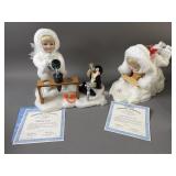 Snow Babies Ashton Drake Icicles & Learn to Fly