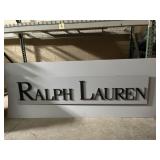 Ralph Lauren 8 Foot Plastic Sign