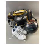 Sparkly Rainbow Ebonite Bowling Ball & More