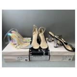 Just Fab & Wild Diva Sz 8 Strappy Heels