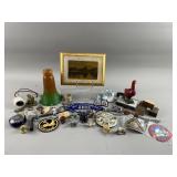 Cast Iron Puppy, Antq Printer Blocks & More