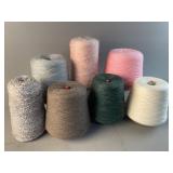 Large & Small Cones of Vintage Yarn