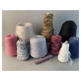 Large & Small Cones of Vintage Yarn