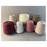 Large & Small Cones of Vintage Yarn
