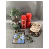 Vintage Thermos, Coleman Lantern & More
