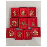 Tamerlane Golden Lace 24K Finish Ornaments