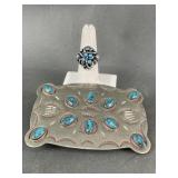 Vintage Southwestern Style Nickel Silver & Avon