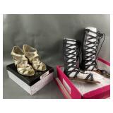 Fergie Strappy Heels & Gladiator Shoedazzle