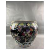 Vintage Chinioserie Fish Bowl Planter