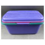 Gingher Sewing Scissors, Storage Bin & Supplies