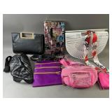 Magazine Clutch, Rhinestone Fanny Pack & More