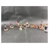 Enesco Rudolph Red Nosed Reindeer Figurines