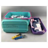 Vintage Eagle Craft Bin, Dritz & More