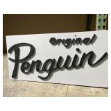 Original Penguin Plastic Sign