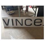 Vince Store Sign