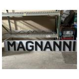 Magnanni 116 Inch by 18 Inch Plastic Sign
