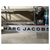 Marc Jacobs 10 Foot Plastic Sign