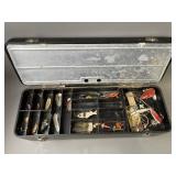 Floating Pal Vntg. Tackle Box Fishing Lures & More