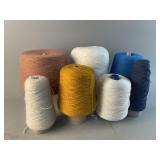 Large & Small Cones of Vintage Yarn