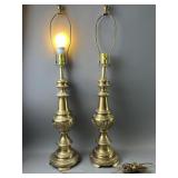 Vintage Stiffel Brass Table Lamps