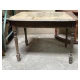 Vintage Wood Farmhouse Table