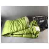 Coleman 75" Sleeping Bag & Queen Air Mattress
