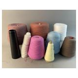 Large & Small Cones of Vintage Yarn