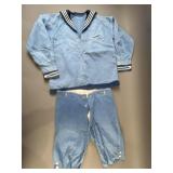 Vintage Boys Chambray Sailor Suit