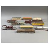 1930s Metal Tootsie Toy Train Cars