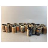 Edison Blue Amber Record Cylinders