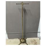 Ornate Vintage Brass Coat Rack