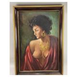 MCM Signed Giacobbe Partial Nude Painting