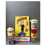 Popeye Metal Sign, Thermos & More