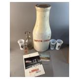 Hop Along Cassidy Milk Glasses, Dairy & Ephemera