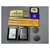 J.W. LaBadie Branded Zippos Badges & More