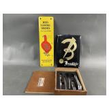 Red Goose Shoes Enamel Sign, Barbisio & More