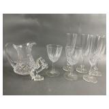 Bohemian Crystal Pitcher Glasses & More