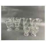 Old Fashion Ice Cream Sundae Glasses