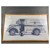 Twin Pines Dairy Farm Signed Print