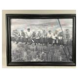 Hologram Lunch Atop a Skyscraper Illusion Print